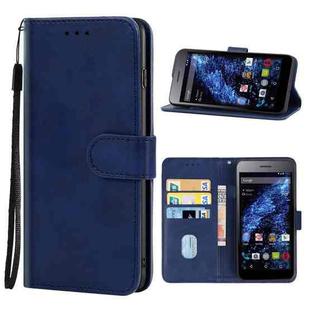 For Tecno W4 Leather Phone Case(Blue)