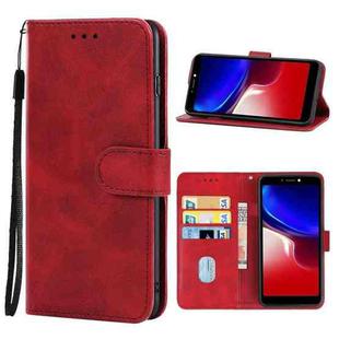 For Tecno P32 Leather Phone Case(Red)