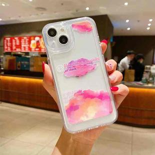 Transparent TPU Shockproof Phone Case For iPhone 12 Pro Max(Colorful Clouds)