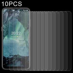10 PCS 0.26mm 9H 2.5D Tempered Glass Film For Nokia G21 / G11