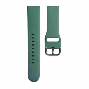 Silicone Watch Band, Size: S 110mm For Apple Watch Series 8&7 41mm / SE 2&6&SE&5&4 40mm / 3&2&1 38mm(Pine Needle Green)