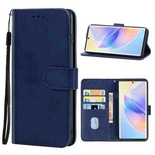 Leather Phone Case For Honor 60 SE(Blue)