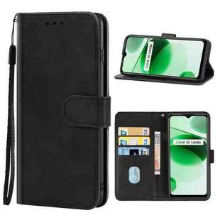 Leather Phone Case For OPPO Realme C35(Black)