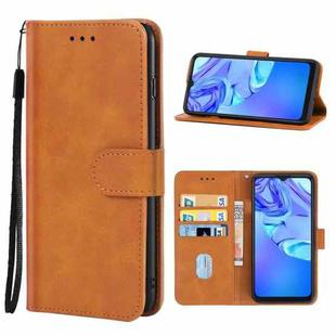 Leather Phone Case For TCL 305 / 30 SE / 306 & Sharp Aquos V6 / V6 Plus(Brown)