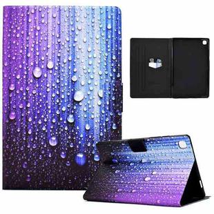 For Samsung Galaxy Tab A7 Lite Electric Pressed TPU Leather Tablet Case(Water Droplets)
