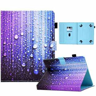 For 7 inch Tablet Electric Pressed TPU Leather Tablet Case(Water Droplets)