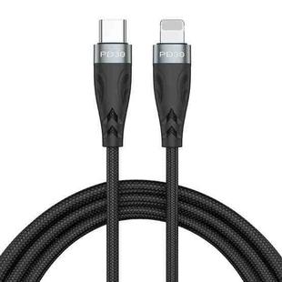 ADC-008 30W USB-C / Type-C to 8 Pin Fast Charge Data Cable, Cable Length:2m(Black Grey)