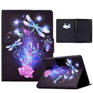 For Amazon Kindle Paperwhite 4 / 3 / 2 / 1 Electric Pressed TPU Leather Tablet Case(Butterfly)