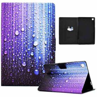 For Samsung Galaxy Tab S6 Lite Electric Pressed TPU Leather Tablet Case(Water Droplets)