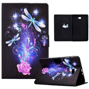 For Samsung Galaxy Tab A 10.1 2016 Electric Pressed TPU Leather Tablet Case(Butterfly)