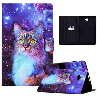 For Samsung Galaxy Tab A 10.1 2016 Electric Pressed TPU Leather Tablet Case(Star Cat)