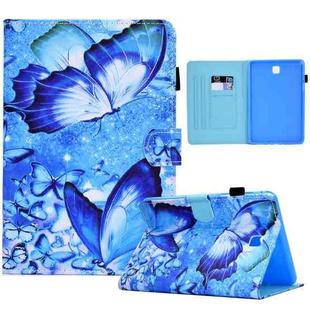 For Samsung Galaxy Tab A 8.0 T350 Sewing Pen Slot Leather Tablet Case(Butterflies)