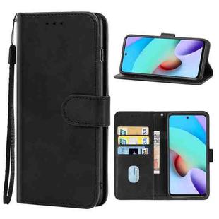 Leather Phone Case For Xiaomi Redmi 10 2022(Black)