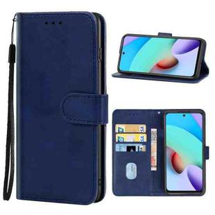 Leather Phone Case For Xiaomi Redmi 10 2022(Blue)