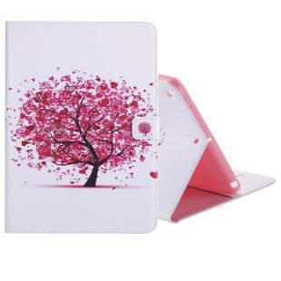 Colored Drawing Pattern Horizontal Flip PU Leather Case with Holder & Card Slots & Wallet & Sleep / Wake-up Function(Colored Tree)
