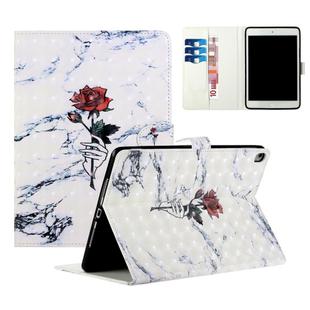 For iPad 10.5 / 10.2 Colored Drawing Horizontal Flip Leather with Holder & Card Slot & Wallet Sleep / Wake-up Function(Marble Rose)
