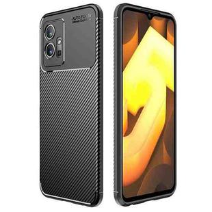 For vivo iQOO U5 / T1 India / Y75 5G / Y55 5G Taiwan Carbon Fiber Texture Shockproof TPU Phone Case(Black)