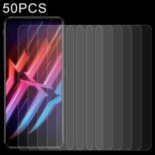 50 PCS 0.26mm 9H 2.5D Tempered Glass Film For ZTE nubia Red Magic 7