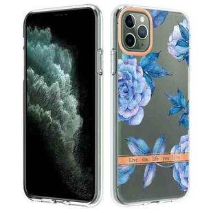 For iPhone 11 Pro Max Flowers and Plants Series IMD TPU Phone Case (Orchid Peony)