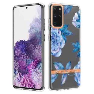 For Samsung Galaxy S20+ Flowers and Plants Series IMD TPU Phone Case(Orchid Peony)