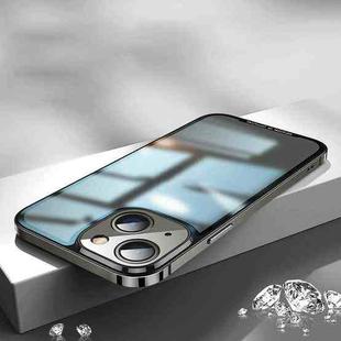 For iPhone 13 AG Frosted Glass Phone Case(Black)
