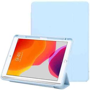 Magnetic Split Leather Smart Tablet Case For iPad 10.2 2019 / 2020 / 2021(Ice White)