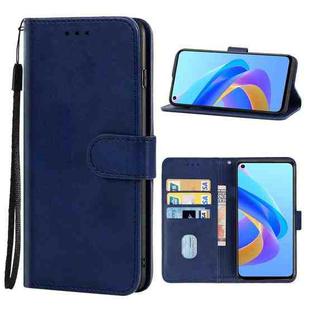 Leather Phone Case For OPPO A76(Blue)
