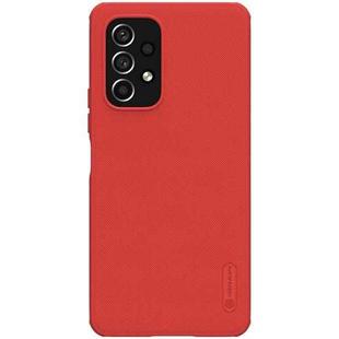 For Samsung Galaxy A53 5G NILLKIN Super Frosted Shield Pro PC + TPU Phone Case(Red)