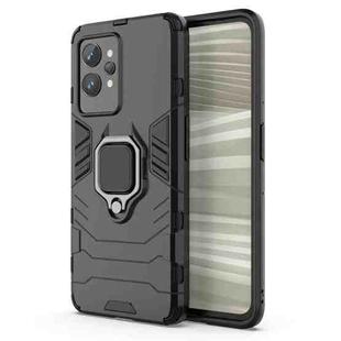 For OPPO Realme GT2 Pro Shockproof PC + TPU Holder Phone Case(Black)
