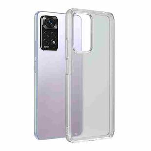 For Xiaomi Redmi Note 11 Pro Foreign Version Four-corner Shockproof TPU + PC Phone Case(Transparent)
