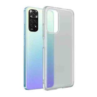 For Xiaomi Redmi Note 11 Foreign Version Four-corner Shockproof TPU + PC Phone Case(Transparent)