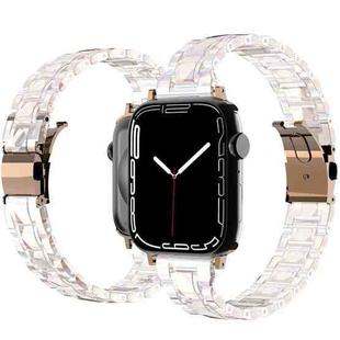Electroplated Stainless Steel Strap For Apple Watch Ultra 49mm / Series 8&7 45mm / SE 2&6&SE&5&4 44mm / 3&2&1 42mm(Symphony)