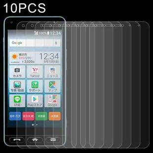 10 PCS 0.26mm 9H 2.5D Tempered Glass Film For Kyocera Kantan Sumaho 2