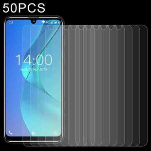 50 PCS 0.26mm 9H 2.5D Tempered Glass Film For Oukitel C16 Pro
