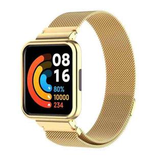 Milanese Watch Band for Xiaomi Redmi Watch 2 Lite International Version(Gold)