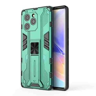 For Honor 60 SE Supersonic PC + TPU Phone Case with Holder(Green)