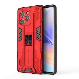 For Honor 60 SE Supersonic PC + TPU Phone Case with Holder(Red)