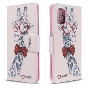 For Galaxy A71 Colored Drawing Pattern Horizontal Flip Leather Case with Holder & Card Slots & Wallet(Deer)