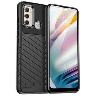 For Motorola Moto G40 Fusion Thunderbolt Shockproof TPU Phone Case(Black)