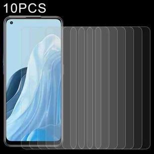 10 PCS 0.26mm 9H 2.5D Tempered Glass Film For OPPO Find X5 Lite / Reno8