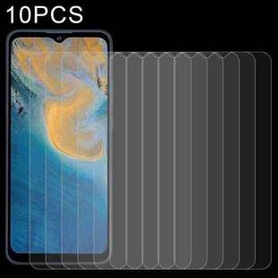 10 PCS 0.26mm 9H 2.5D Tempered Glass Film For ZTE Blade A51s