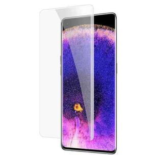 UV Liquid Curved Full Glue Tempered Glass Film For OPPO Find X5 Pro / Find X3 Pro