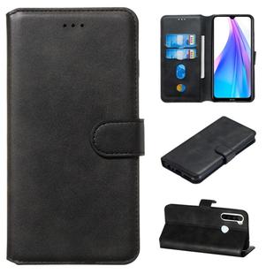 For Xiaomi Redmi Note 8T Classic Calf Texture Horizontal Flip PU Leather Case, with Holder & Card Slots & Wallet(Black)