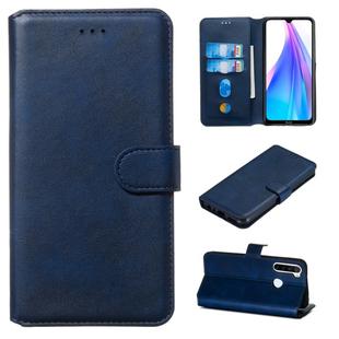 For Xiaomi Redmi Note 8T Classic Calf Texture Horizontal Flip PU Leather Case, with Holder & Card Slots & Wallet(Blue)