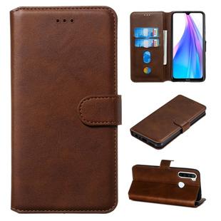 For Xiaomi Redmi Note 8T Classic Calf Texture Horizontal Flip PU Leather Case, with Holder & Card Slots & Wallet(Brown)