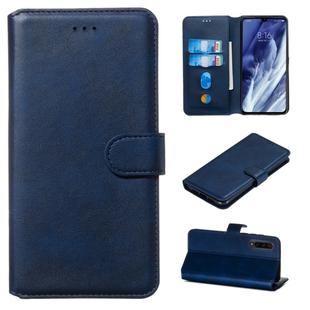 For Xiaomi Mi 9 Pro Classic Calf Texture Horizontal Flip PU Leather Case, with Holder & Card Slots & Wallet(Blue)