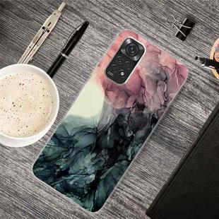 For Xiaomi Redmi Note 11 Pro 4G / 5G Global Abstract Marble Pattern TPU Phone Case(Abstract Black)