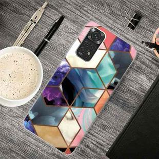 For Xiaomi Redmi Note 11 Global / Note 11S Marble Pattern TPU Phone Case(HC-A6)