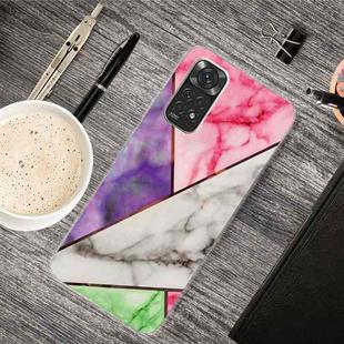 For Xiaomi Redmi Note 11 Global / Note 11S Marble Pattern TPU Phone Case(HC-A11)