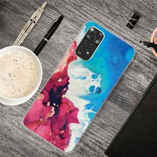 For Xiaomi Redmi Note 11 Global / Note 11S Marble Pattern TPU Phone Case(HC-A20)